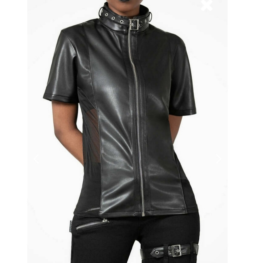 Killstar Oberon Zip Shirt - Picture 2 of 3